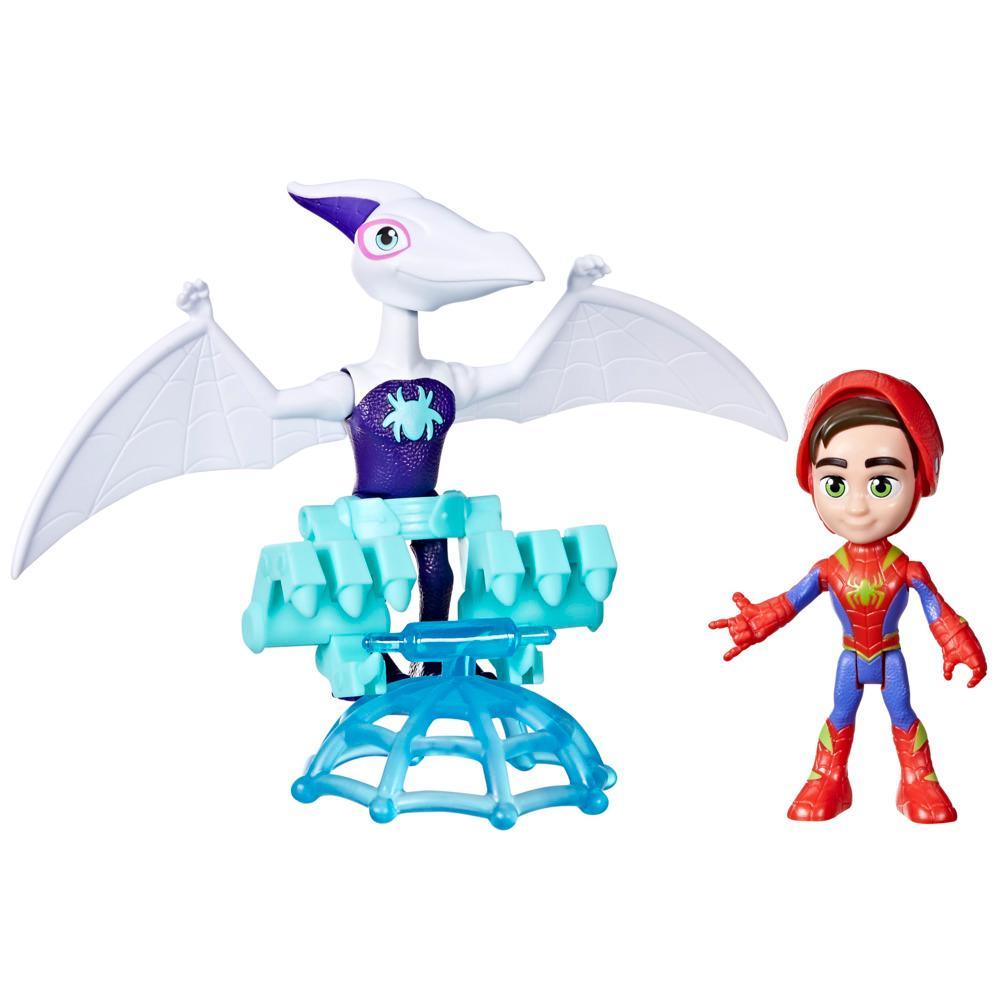 Marvel Spidey and His Amazing Friends Dino-Webs Ghostasaurus Spidey Action Figures Ages 3 - Image 4