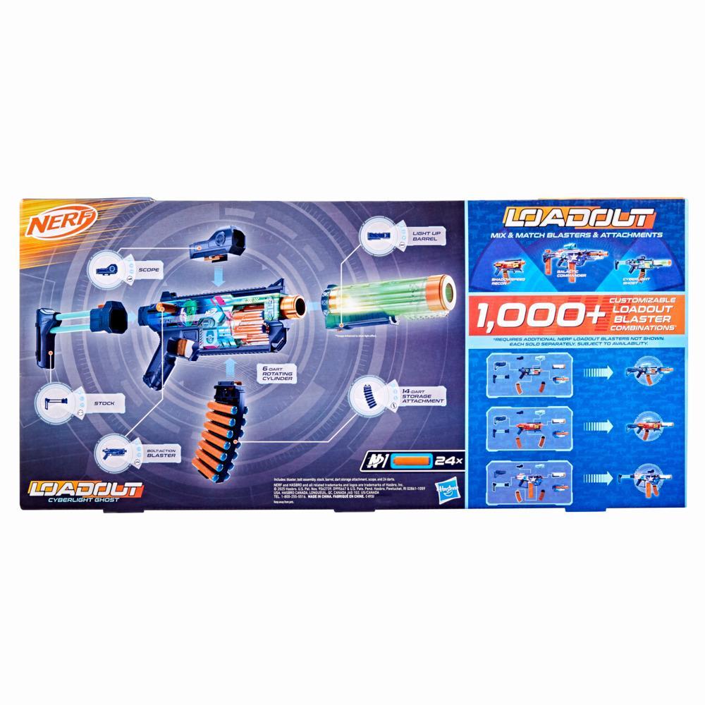 Nerf Loadout Cyberlight Ghost Blaster and N1 Darts - Image 8