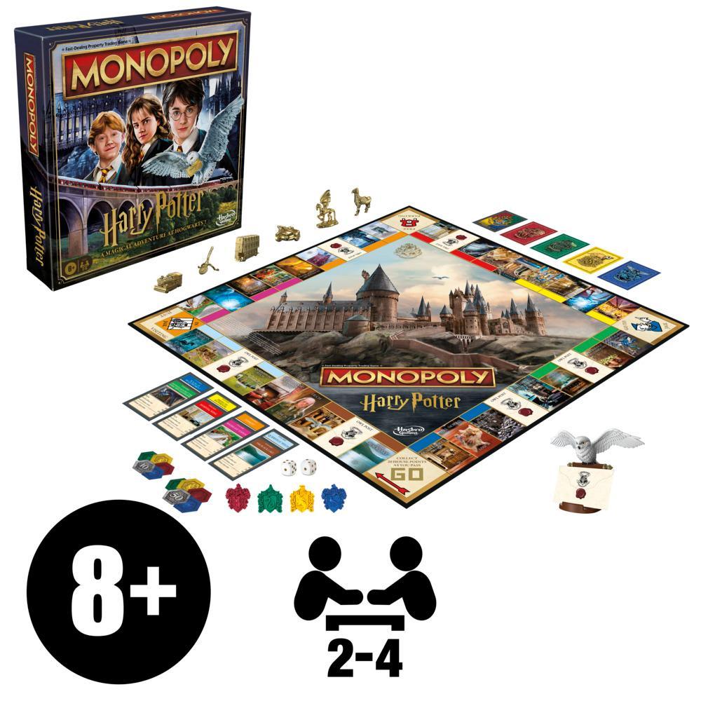 Monopoly Harry Potter Edition Board Game Family Games for 2 to 6 Players Ages 8 - Image 7