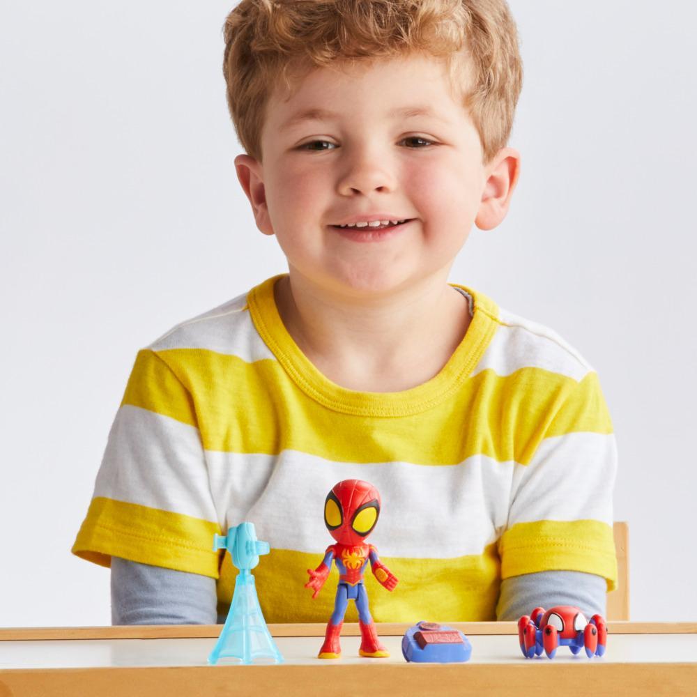Marvel Spidey and His Amazing Friends Web-Spinners Spidey Figure Web-Spinning Accessory - Image 2