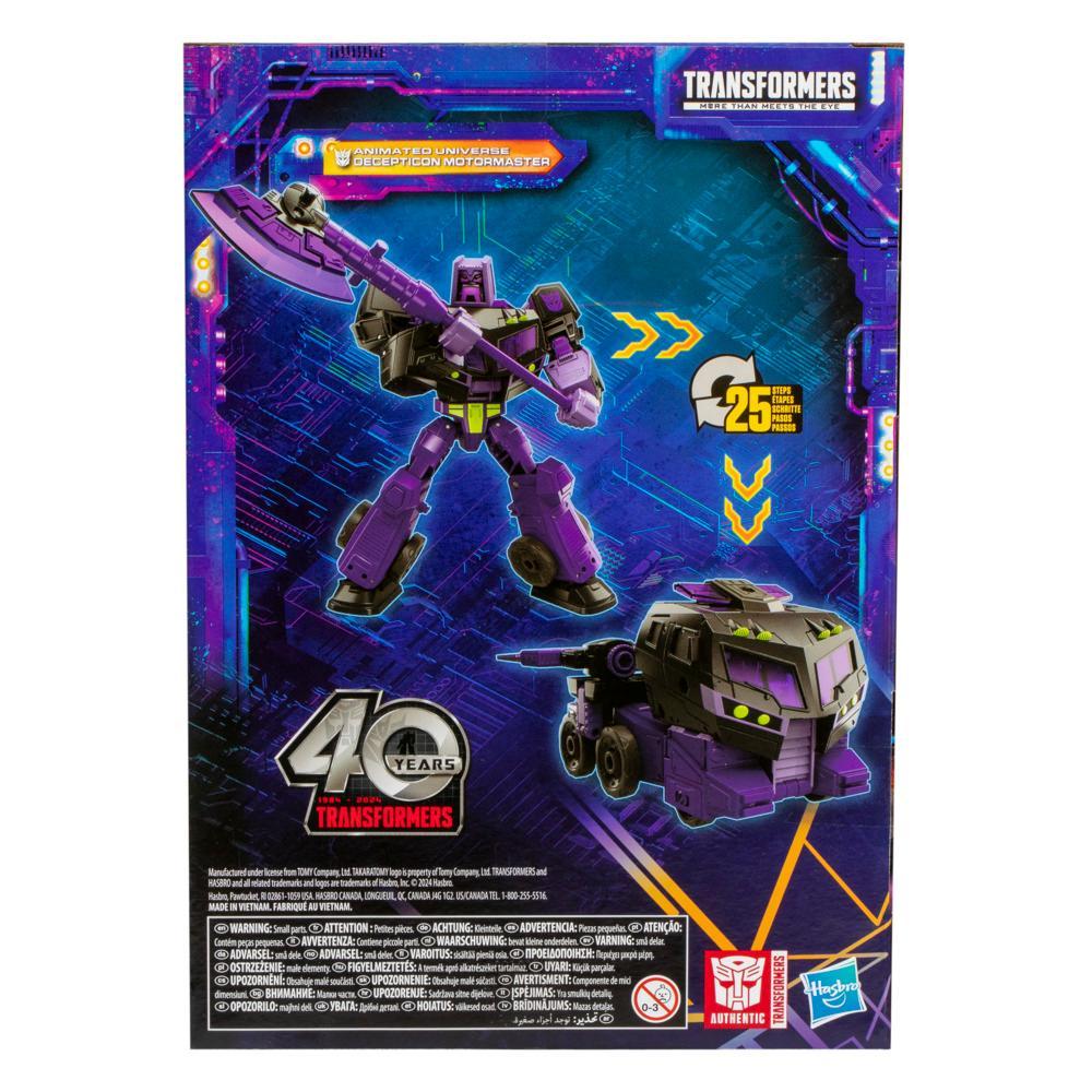 Transformers Legacy United Voyager Class Transformers Animated Universe Decepticon Motormaster Action Figure - Image 8