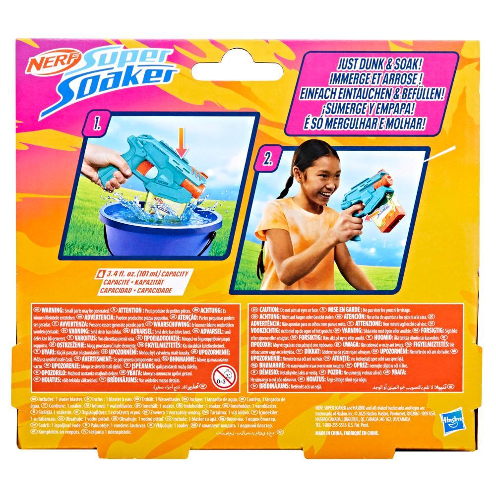 Nerf Super Soaker Mini Dunk-Fill Water Blaster Instant Fill Tank 34 Fluid Ounce Tank Water Toys 6 - Image 8