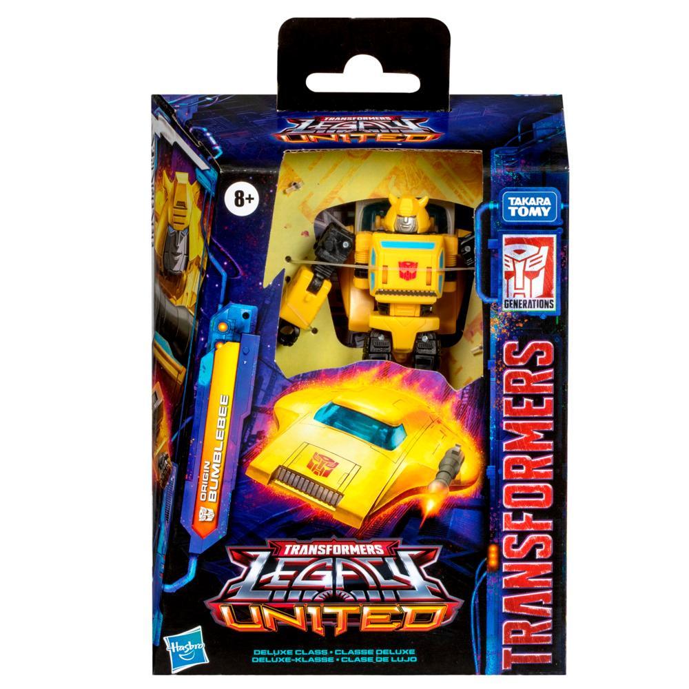 Transformers Legacy Deluxe Class Origin Bumblebee Action Figure - Image 7