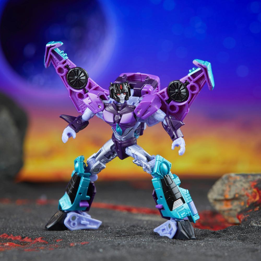 Transformers Legacy United Deluxe Class Cyberverse Universe Slipstream Action Figure - Image 11
