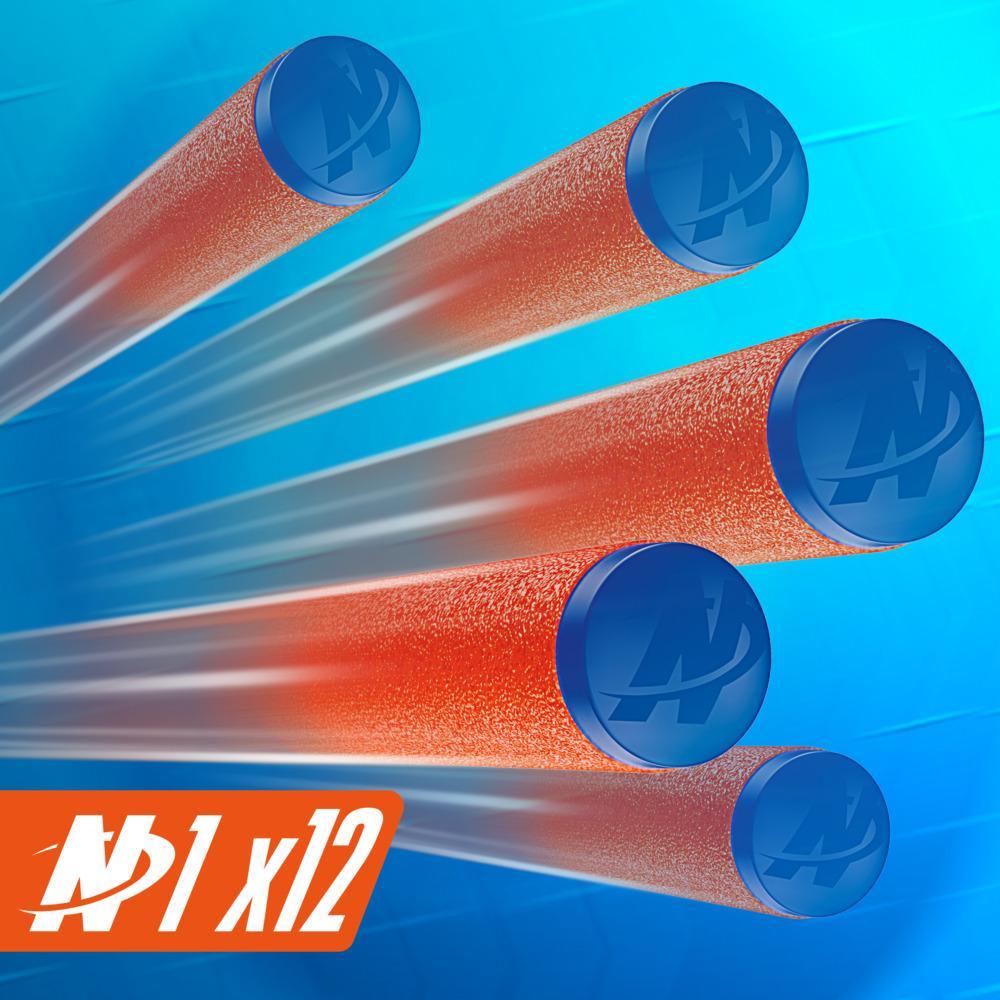 Nerf N Series Double Impact Blaster 12 Official Nerf N1 Darts Compatible Only with Nerf N1 Blasters Pump Action Priming Kids Gifts Ages 8 - Image 2